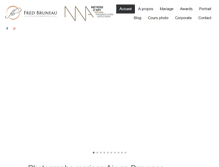 Tablet Screenshot of fred-bruneau.com